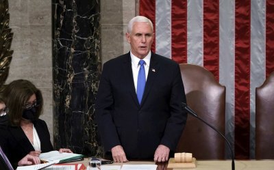 Así ratificó Mike Pence la victoria de Biden en el Congreso de EU