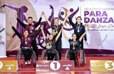 Brillante actuación de la Delegación Quintanarroense de Paradanza Deportiva en el Selectivo Nacional 2025