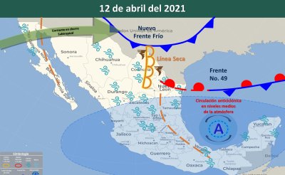 Clima hoy para Cancún y Quintana Roo 12 de abril de 2021