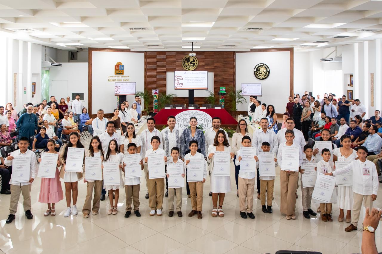 Con Estefanía Mercado, la niñez tiene voz y voto: instalan el Cabildo Infantil 2025 en Playa del Carmen