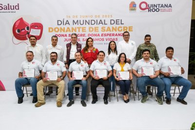 Destaca Mara Lezama la importancia de donar sangre para salvar vidas como un acto de amor, generosidad y empatía