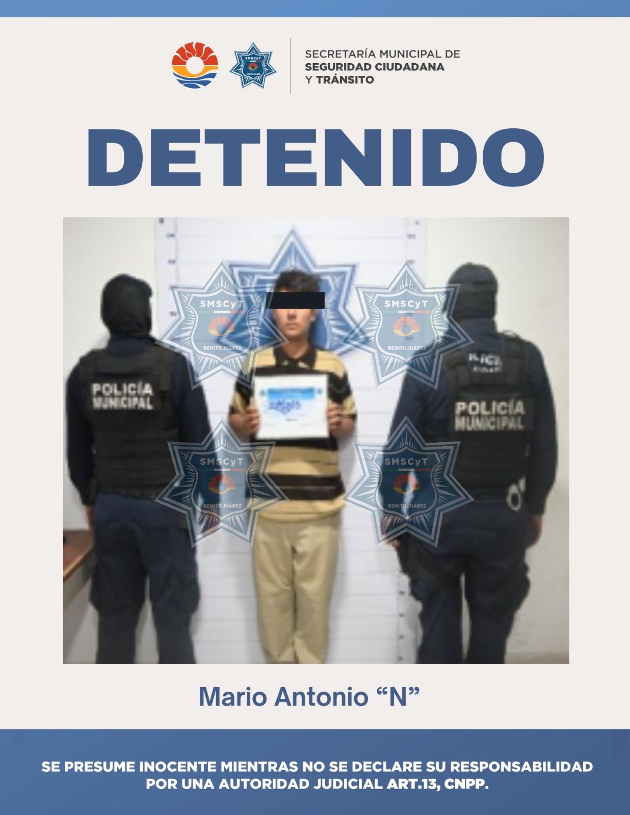 DETENIDO POR ENCUBRIMIENTO