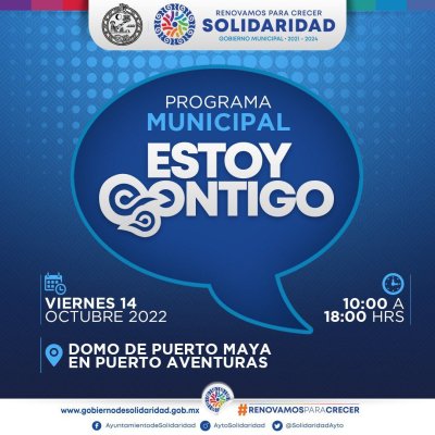 “Estoy contigo” llegará en Puerto Maya