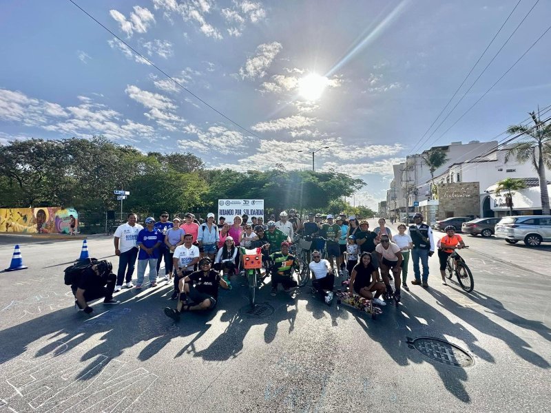 Fomentan uso de bici con “Rodando por Solidaridad”