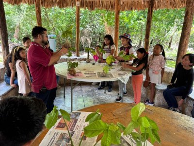 Infancias del sur de Mérida participan en curso de verano ambiental en el Parque Yumtsil