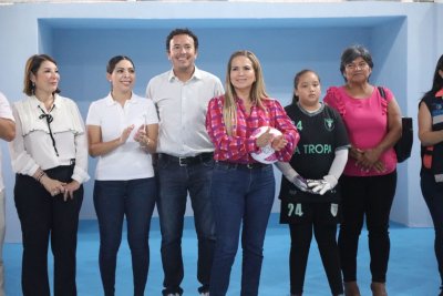 Lili Campos refuerza el deporte entre la niñez