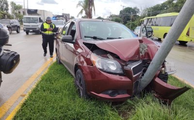 Se registró un accidente de tránsito sobre el bulevar Colosio