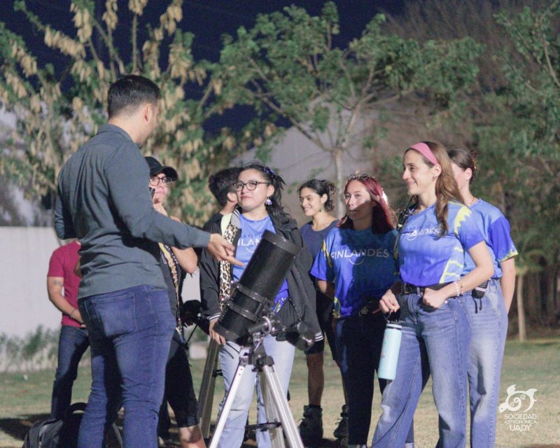 Secihti y Sociedad Astronómica de la UADY acercan conocimiento a las juventudes