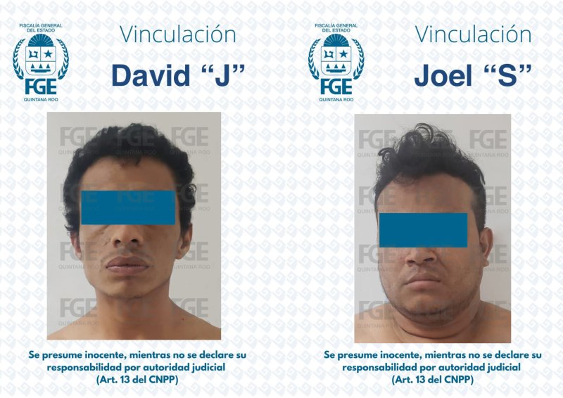 Vinculan a proceso a dos presuntos sicarios en Tulum